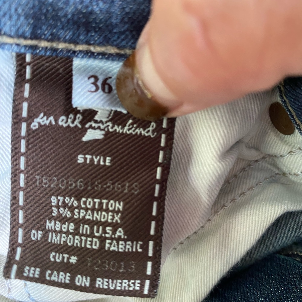7️⃣Mens 7 for all mankind Bootcut Jeans - Picture 9 of 11